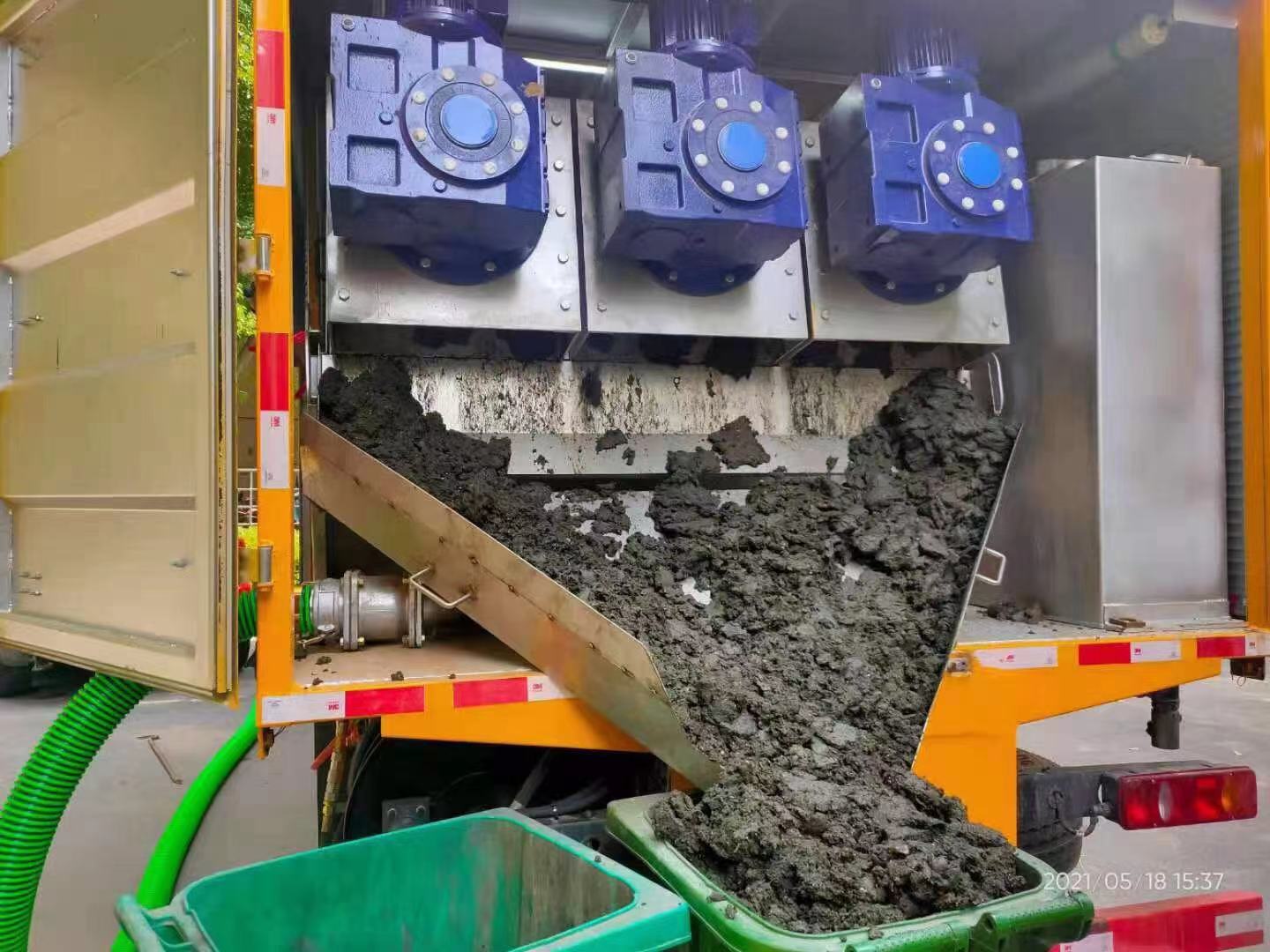 洪湖化粪池清掏城市维护站-泥浆净化干湿分离处理